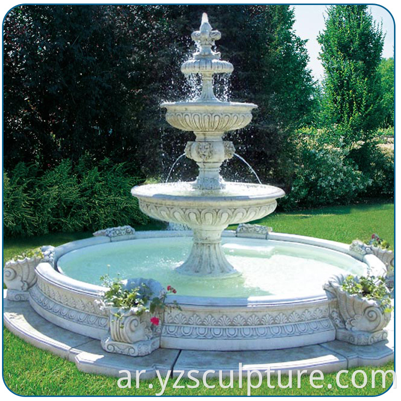 garden fountain